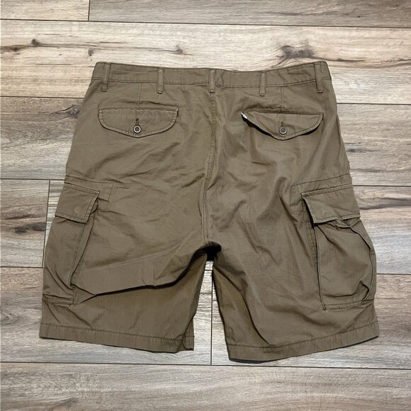 Men's Levis Cargo Shorts SZ 38x9 Tan Brown Ripstop Modern White Tab Summer - Picture 9 of 10